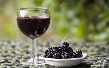 Готовим вино из ежевики