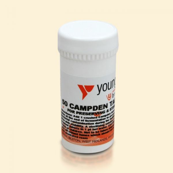 Стабилизирующее средство для вина Campden Tablets 50шт