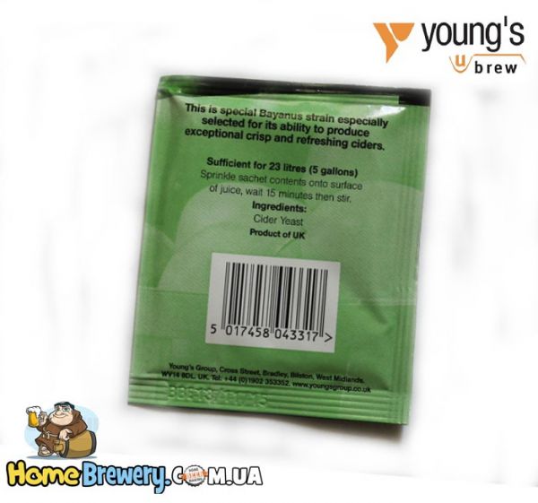 Дрожжи для сидра Young's Cider Yeast
