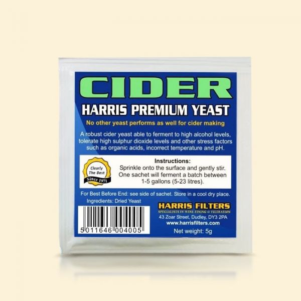 Дрожжи для сидра Harris Premium Cider Yeast