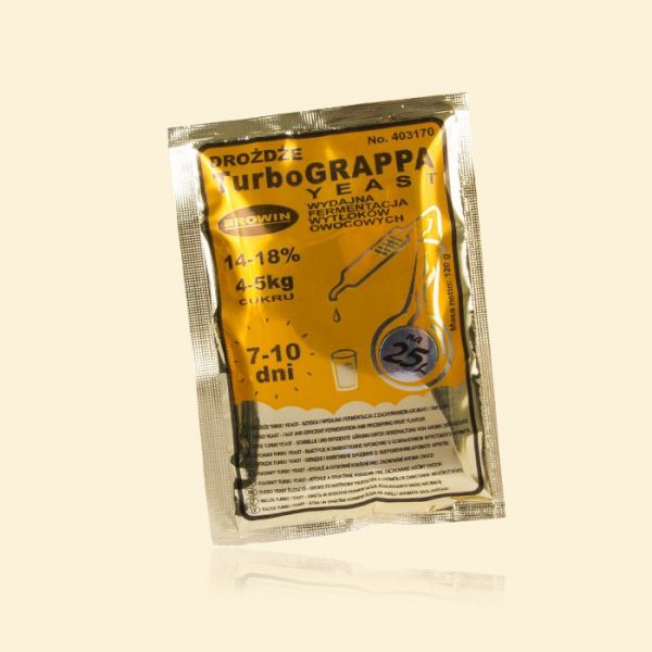 Дрожжи для граппы и чачи Turbo Grappa Yeast