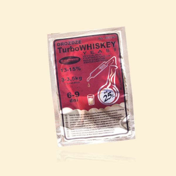 Дрожжи для виски и зерновой водки Тurbo Whiskey Yeast