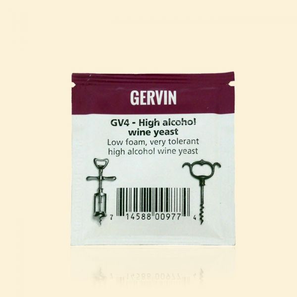Дрожжи винные GERVIN GV4 High Alcohol