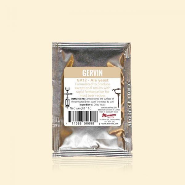 Дрожжи пивные GERVIN GV12 Ale Yeast (Великобритания)