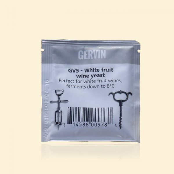 Дрожжи винные GERVIN GV5 White Fruit Wine