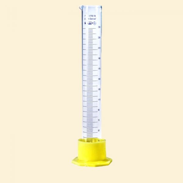 Цилиндр мерный стеклянный для ареометра/гидрометра 250мл