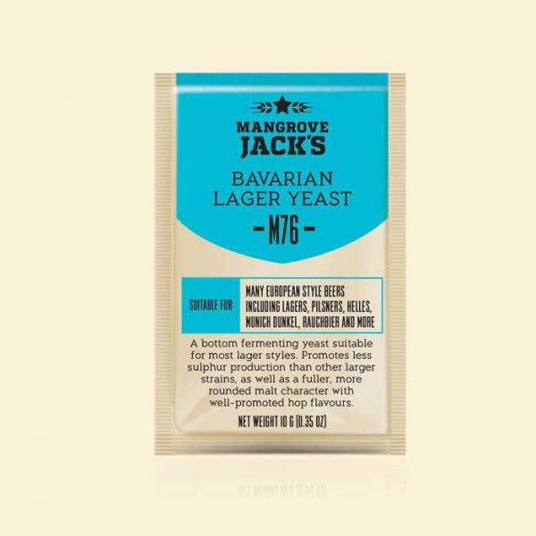 Дрожжи Mangrove Jack's Bavarian Lager M76