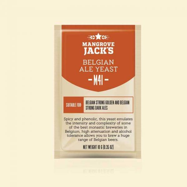 Дрожжи Mangrove Jack's Belgian Ale M41