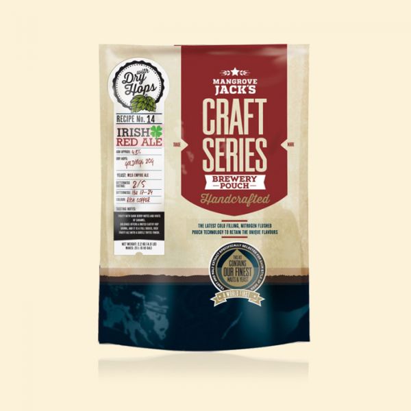 Солодовый экстракт Mangrove Jack's Irish Red Ale (2,5кг) с сухим хмелем