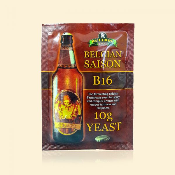 Крафтовые пивные дрожжи Bulldog B16 Belgian Saison