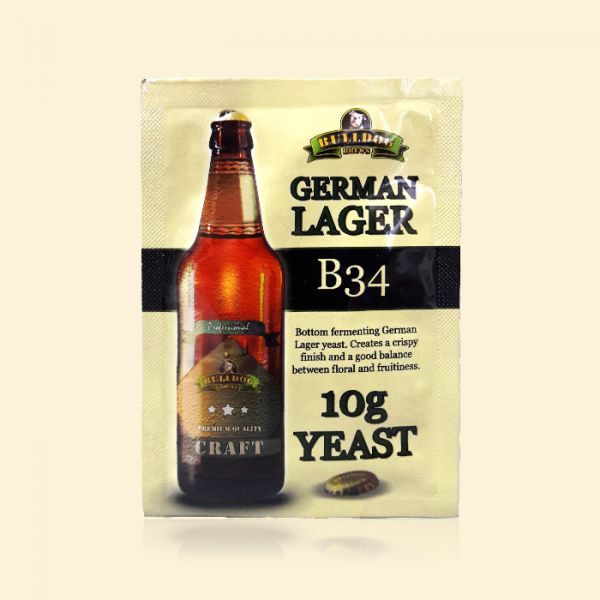 Крафтовые пивные дрожжи Bulldog B34 German Lager