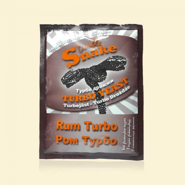 Спиртовые дрожжи для рома Double Snake Rum Turbo Yeast