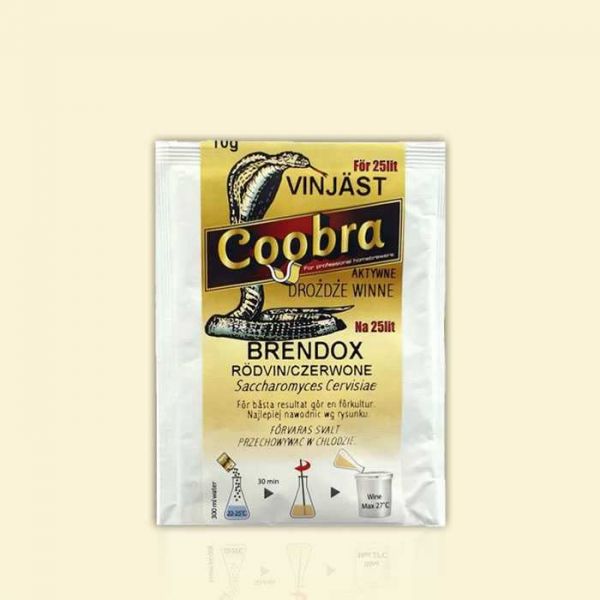Дрожжи для красных вин Сoobra Brendox