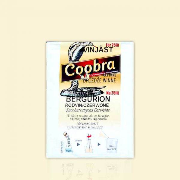 Дрожжи для красных столовых вин Сoobra Bergurion