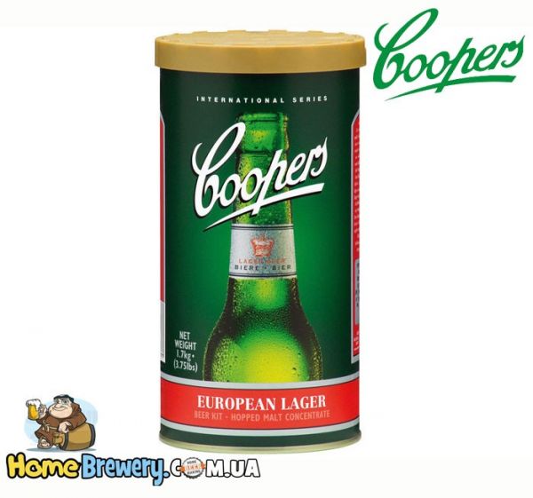 Солодовый концентрат Coopers European Lager 1,7кг