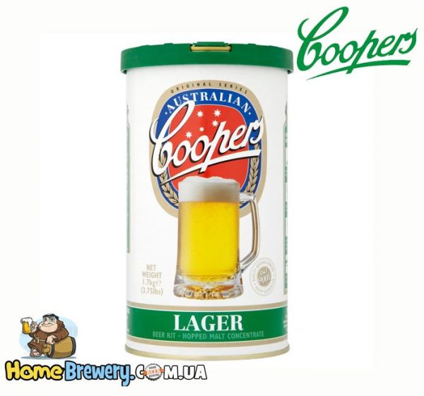 Солодовый концентрат Coopers Lager 1,7кг