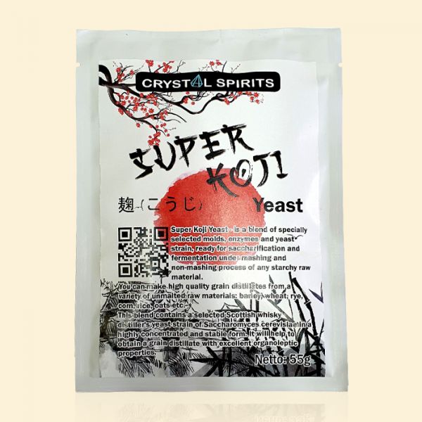 Дрожжи для зерновых браг Crystal Spirits SUPER KOJI Yeast 55г