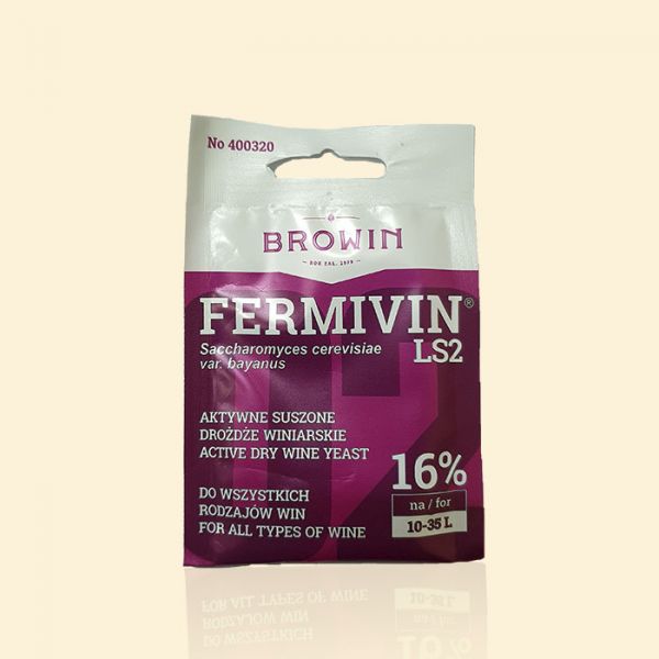 Универсальные винные дрожжи Browin Fermivin LS2