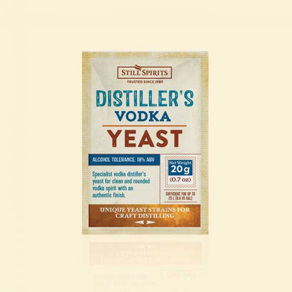Крафтовые дрожжи для водки Still Spirits Distiller's Vodka Yeast 20g